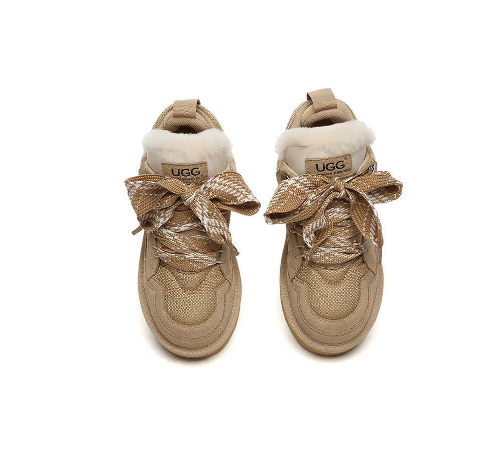 UGG Boots Sheepskin Wool Lace Up Platform Parkyr 7 UGG Boots Sheepskin Wool Lace Up Platform Parkyr - Image 7