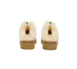 UGG Slippers Women Sheepskin Wool Platform Sammy 21 UGG Slippers Women Sheepskin Wool Platform Sammy -Ugg GL7A7075