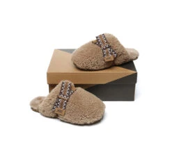 UGG Slippers Women Sheepskin Wool Bow Cecil -Ugg GL7A7672