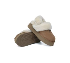 UGG Slippers Women Removable Wool Strap Slingback Platform Suzie 23 UGG Slippers Women Removable Wool Strap Slingback Platform Suzie -Ugg GL7A8465
