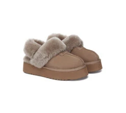 UGG Slippers Women Removable Wool Strap Slingback Platform Suzie 36 UGG Slippers Women Removable Wool Strap Slingback Platform Suzie -Ugg GL7A8590