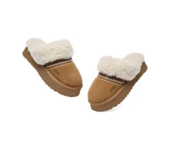 UGG Slippers Sheepskin Wool Knitted Platform Isle 18 UGG Slippers Sheepskin Wool Knitted Platform Isle -Ugg GL7A8603
