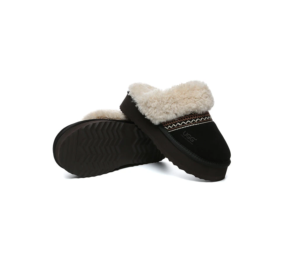 UGG Slippers Sheepskin Wool Knitted Platform Isle 9 UGG Slippers Sheepskin Wool Knitted Platform Isle - Image 9