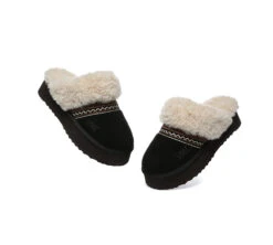 UGG Slippers Sheepskin Wool Knitted Platform Isle 23 UGG Slippers Sheepskin Wool Knitted Platform Isle -Ugg GL7A8626