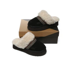 UGG Slippers Sheepskin Wool Knitted Platform Isle 22 UGG Slippers Sheepskin Wool Knitted Platform Isle -Ugg GL7A8628
