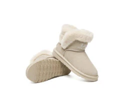UGG Boots Sheepskin Wool Shearling Lined Ankle Mini Oatha -Ugg GL7A8769