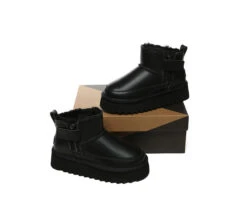 UGG Boots Sheepskin Wool Zipper Ankle Platform Arya 24 UGG Boots Sheepskin Wool Zipper Ankle Platform Arya -Ugg GL7A8811
