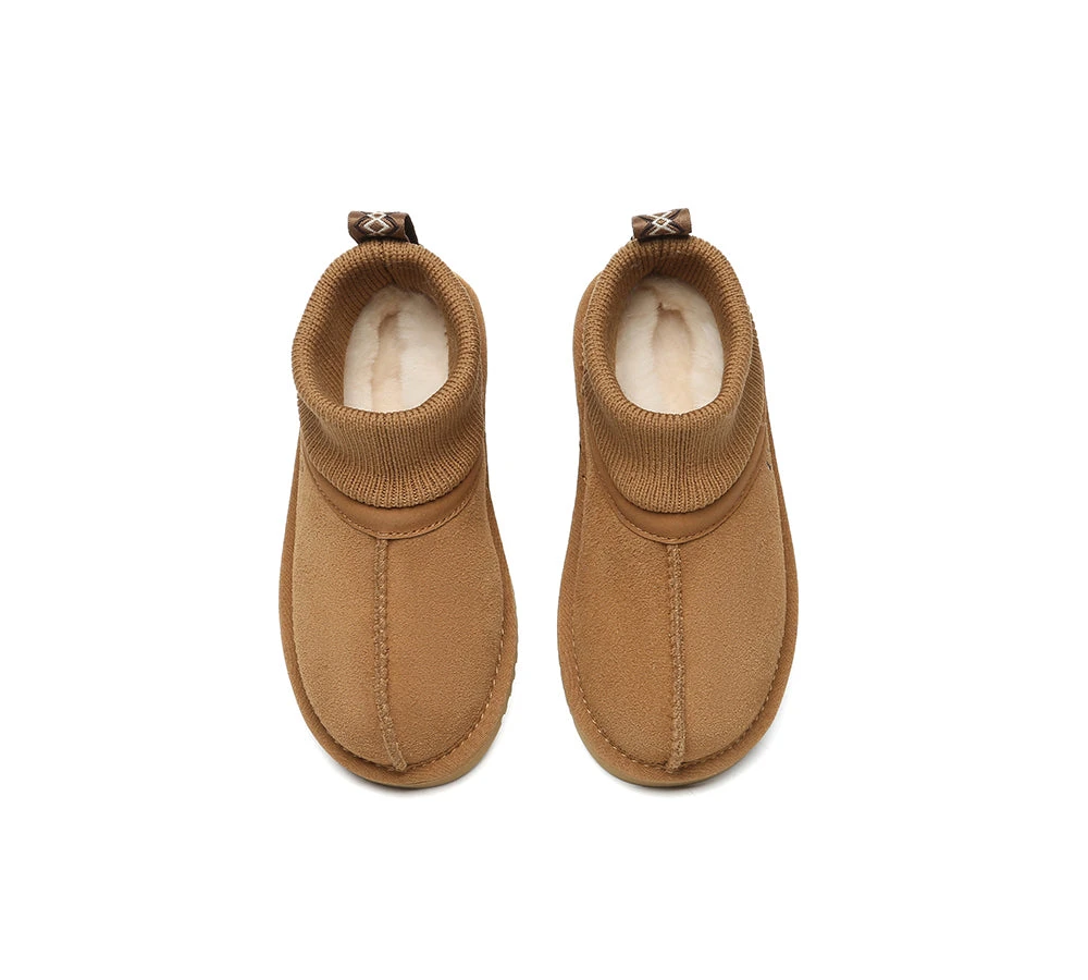 UGG Slippers Kids Sheepskin Wool Stretchy Ankle Margaret 6 UGG Slippers Kids Sheepskin Wool Stretchy Ankle Margaret - Image 6