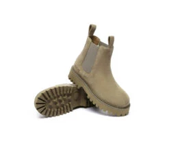 UGG Boots Sheepskin Wool Suede Chelsea Block Heel Chana 27 UGG Boots Sheepskin Wool Suede Chelsea Block Heel Chana -Ugg IMG 0337