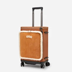 Ugg Softside Shearling Logo Suitcase