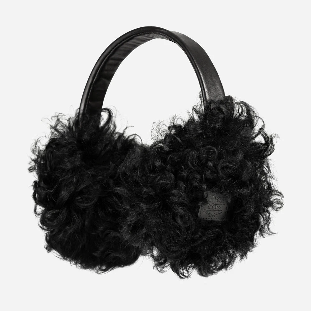 Ugg Long Curly Fluffy Sheepskin Earmuff 4 Ugg Long Curly Fluffy Sheepskin Earmuff - Image 4