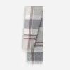 100% Wool Scarf Grey Check