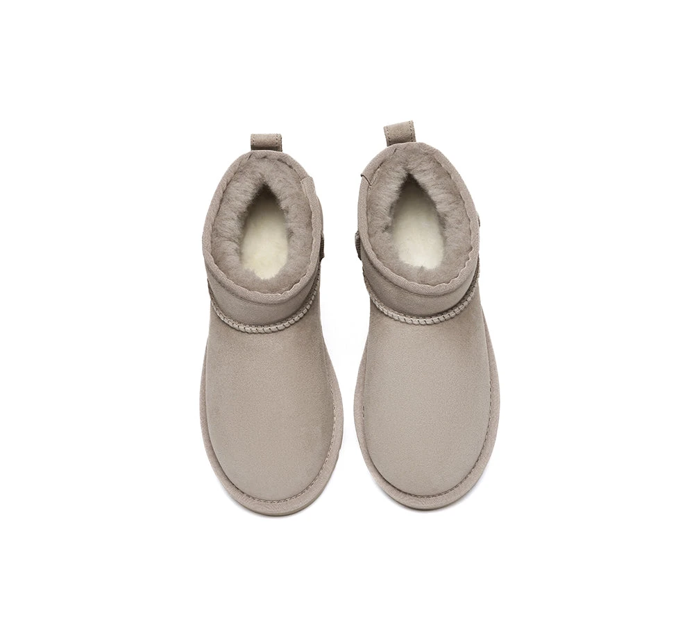 UGG Boots Sheepskin Wool Classic Ankle Ultra Mini Boots Jade 19 UGG Boots Sheepskin Wool Classic Ankle Ultra Mini Boots Jade - Image 19