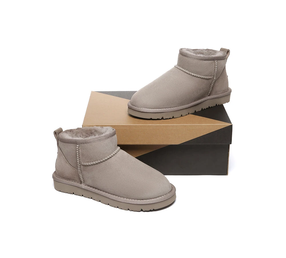 UGG Boots Sheepskin Wool Classic Ankle Ultra Mini Boots Jade 17 UGG Boots Sheepskin Wool Classic Ankle Ultra Mini Boots Jade - Image 17