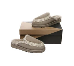 UGG Slippers Women Sheepskin Wool Knitted Ankle Slippers Sophia -Ugg PF0A0785