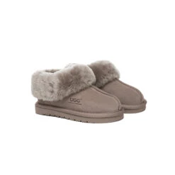 UGG Slippers Kids Sheepskin Wool Ankle Homey 26 UGG Slippers Kids Sheepskin Wool Ankle Homey -Ugg PF0A1548