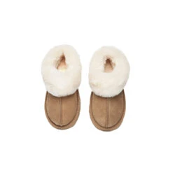 UGG Slippers Kids Sheepskin Wool Ankle Homey 24 UGG Slippers Kids Sheepskin Wool Ankle Homey -Ugg PF0A1582