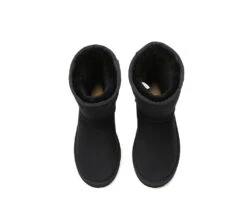 Women Men Sheepskin Wool Zipper Short Outdoor Boots -Ugg PF0A6738