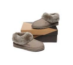 UGG Slippers Sheepskin Wool Ankle Booties Homey Special -Ugg PF0A7599