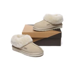 UGG Slippers Sheepskin Wool Ankle Booties Homey Special -Ugg PF0A7667