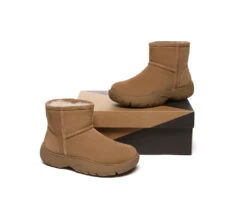 UGG Boots Sheepskin Wool Ankle Chunky Mini Classic Salma -Ugg PF0A8154