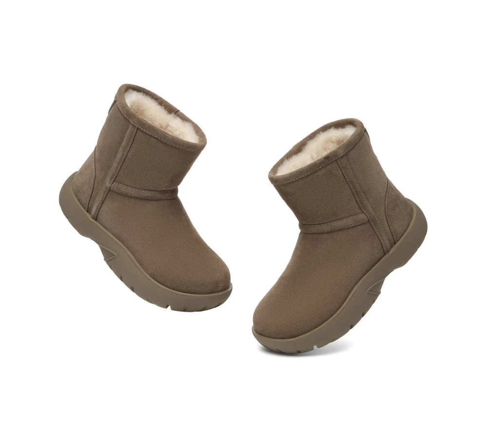 UGG Boots Sheepskin Wool Mid Calf Chunky Short Classic Salma 17 UGG Boots Sheepskin Wool Mid Calf Chunky Short Classic Salma - Image 17