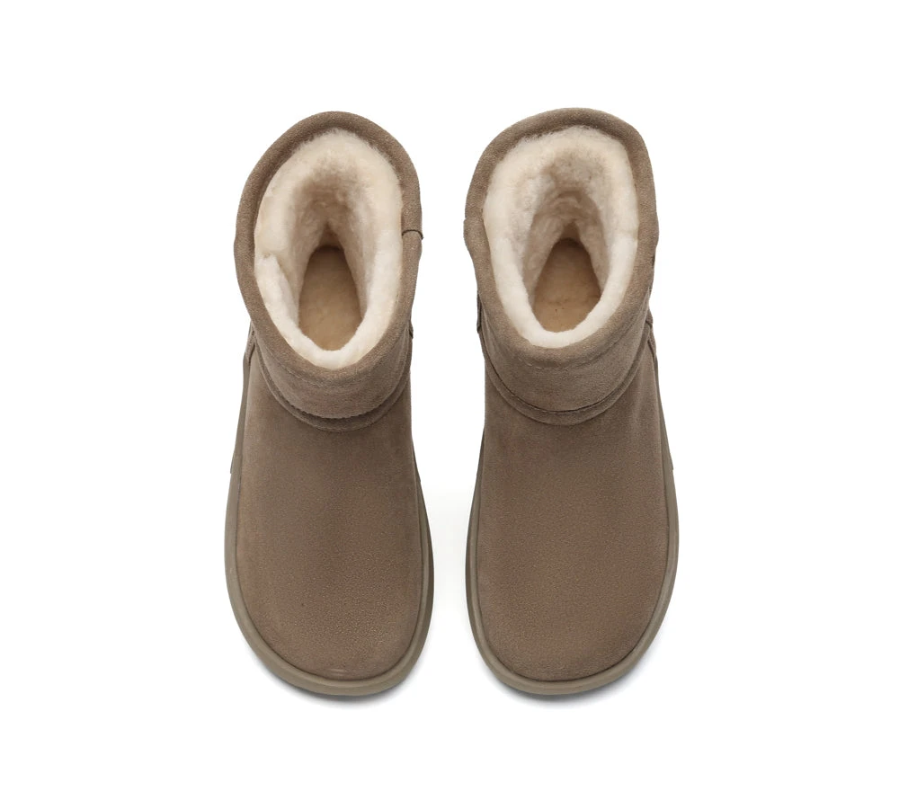 UGG Boots Sheepskin Wool Mid Calf Chunky Short Classic Salma 18 UGG Boots Sheepskin Wool Mid Calf Chunky Short Classic Salma - Image 18