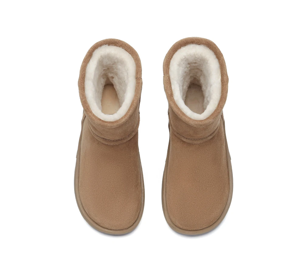UGG Boots Sheepskin Wool Mid Calf Chunky Short Classic Salma 6 UGG Boots Sheepskin Wool Mid Calf Chunky Short Classic Salma - Image 6