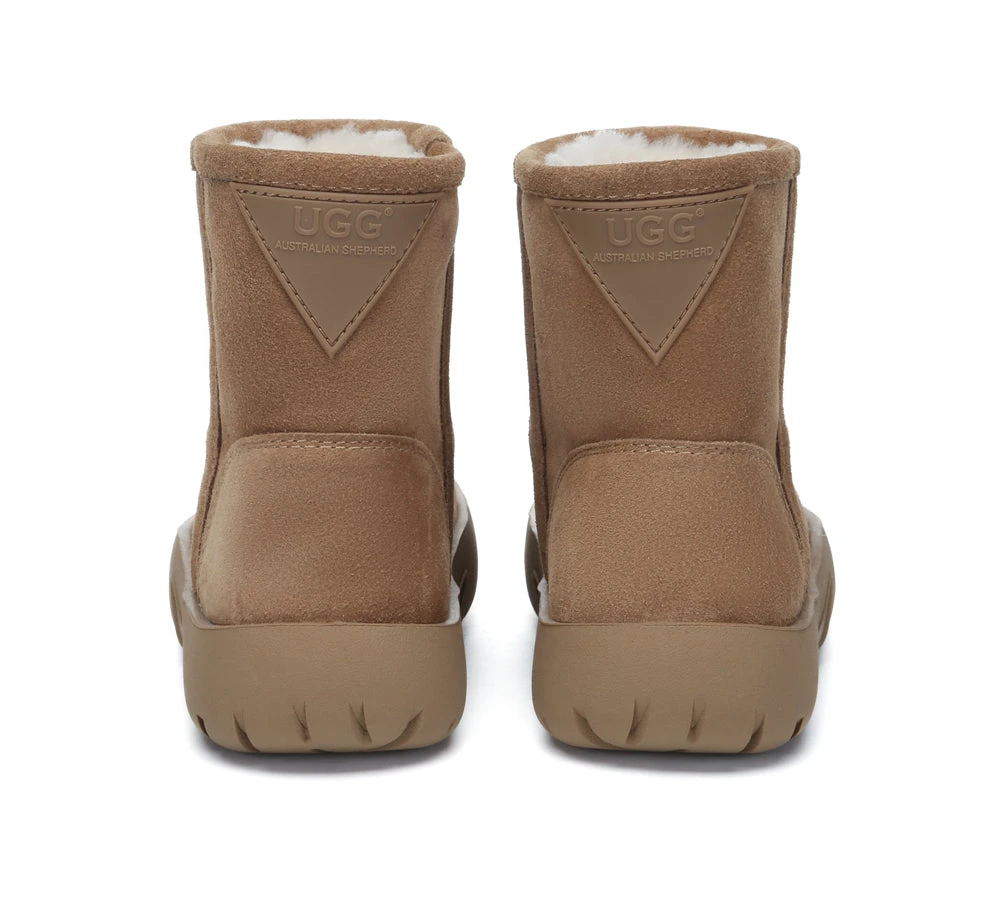 UGG Boots Sheepskin Wool Mid Calf Chunky Short Classic Salma 7 UGG Boots Sheepskin Wool Mid Calf Chunky Short Classic Salma - Image 7