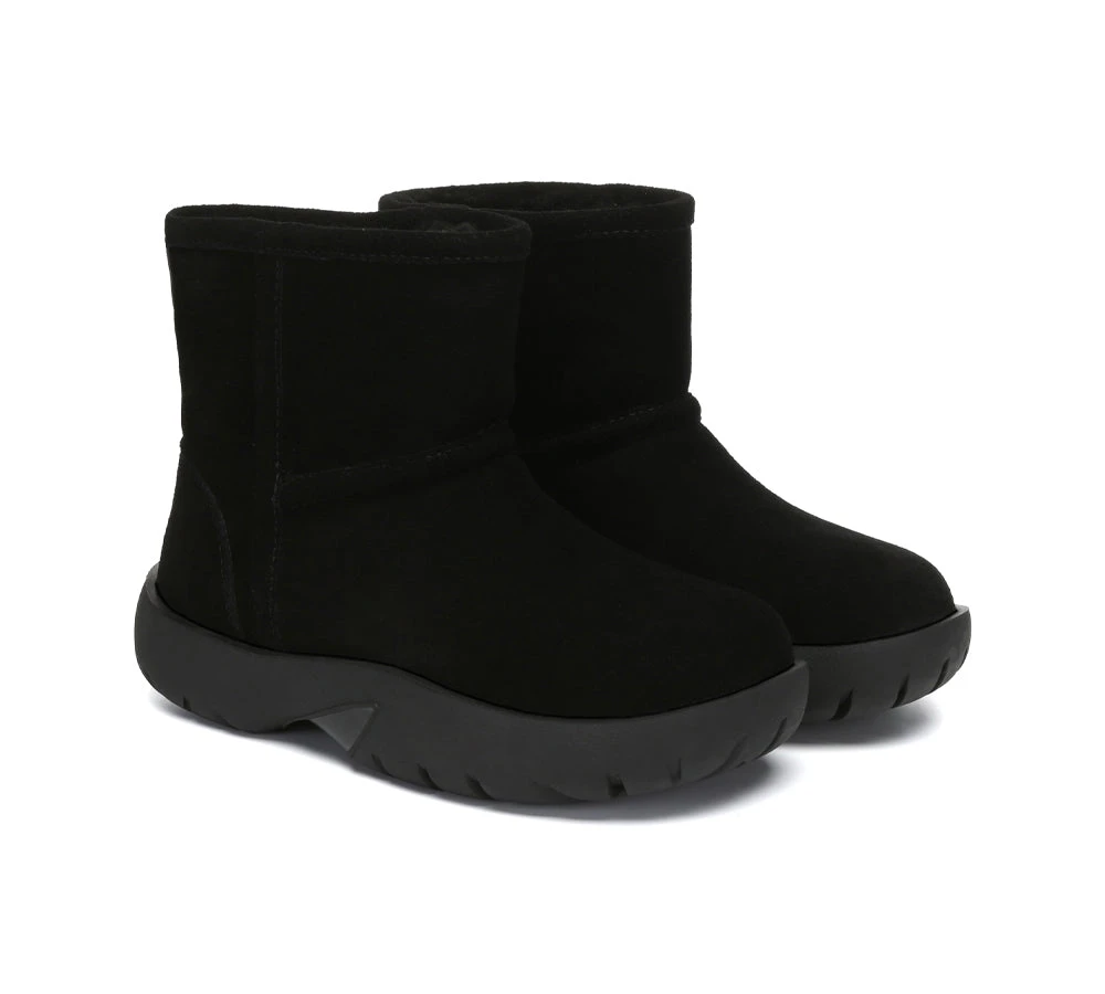 UGG Boots Sheepskin Wool Mid Calf Chunky Short Classic Salma 8 UGG Boots Sheepskin Wool Mid Calf Chunky Short Classic Salma - Image 8