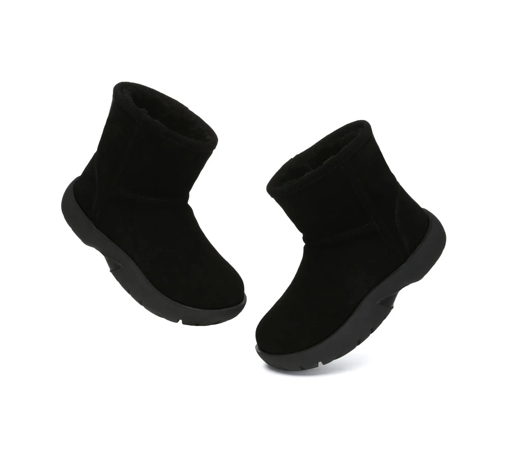 UGG Boots Sheepskin Wool Mid Calf Chunky Short Classic Salma 11 UGG Boots Sheepskin Wool Mid Calf Chunky Short Classic Salma - Image 11