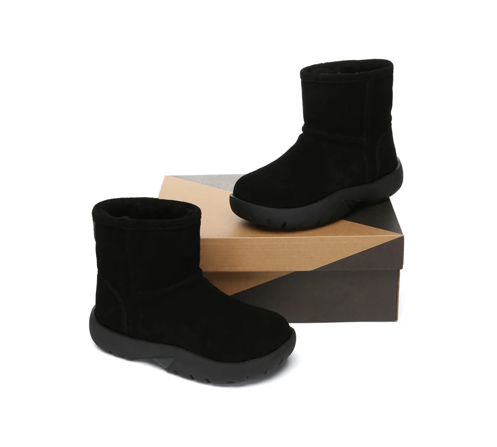 UGG Boots Sheepskin Wool Mid Calf Chunky Short Classic Salma 10 UGG Boots Sheepskin Wool Mid Calf Chunky Short Classic Salma - Image 10