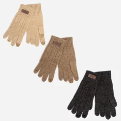 Ugg Cable Knit Pure Cashmere Touch Screen Gloves