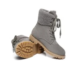 UGG Boots Women Fashion Chunky Sheepskin Wool Boots Mina -Ugg fashion boots as ugg women fashion chunky boots mina 14