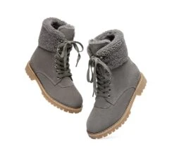 UGG Boots Women Fashion Chunky Sheepskin Wool Boots Mina -Ugg fashion boots as ugg women fashion chunky boots mina 16
