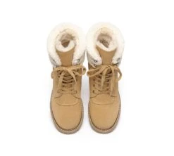 UGG Boots Women Fashion Chunky Sheepskin Wool Boots Mina -Ugg fashion boots as ugg women fashion chunky boots mina 5