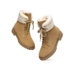 UGG Boots Women Fashion Chunky Sheepskin Wool Boots Mina -Ugg fashion boots as ugg women fashion chunky boots mina 6