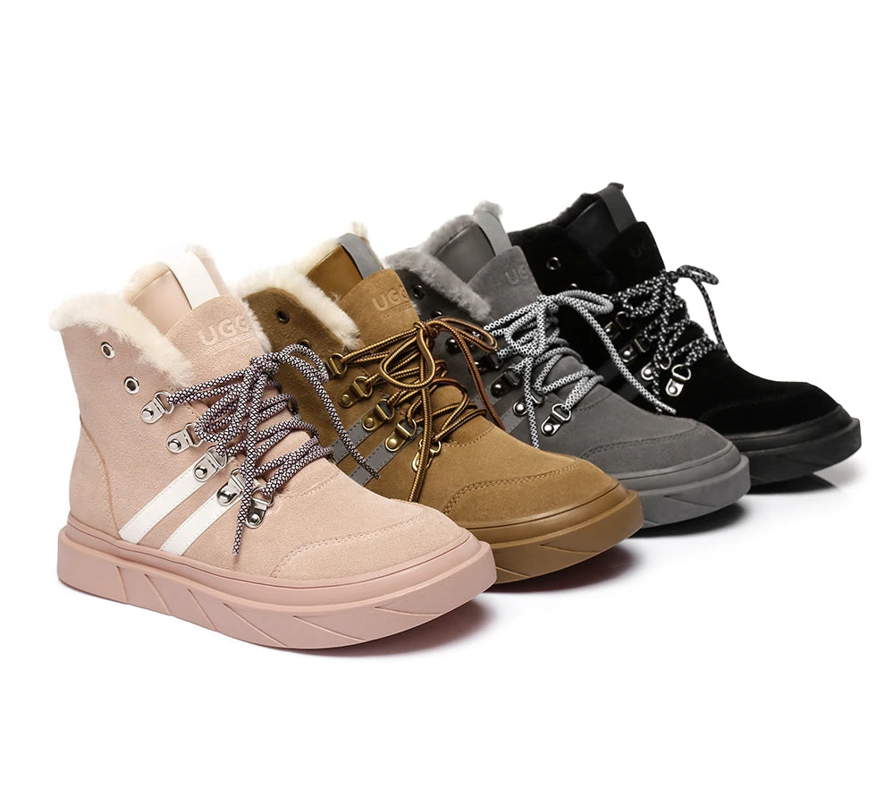 Women Boots Lace Up Fashion Sneakers Vicki 1 Women Boots Lace Up Fashion Sneakers Vicki