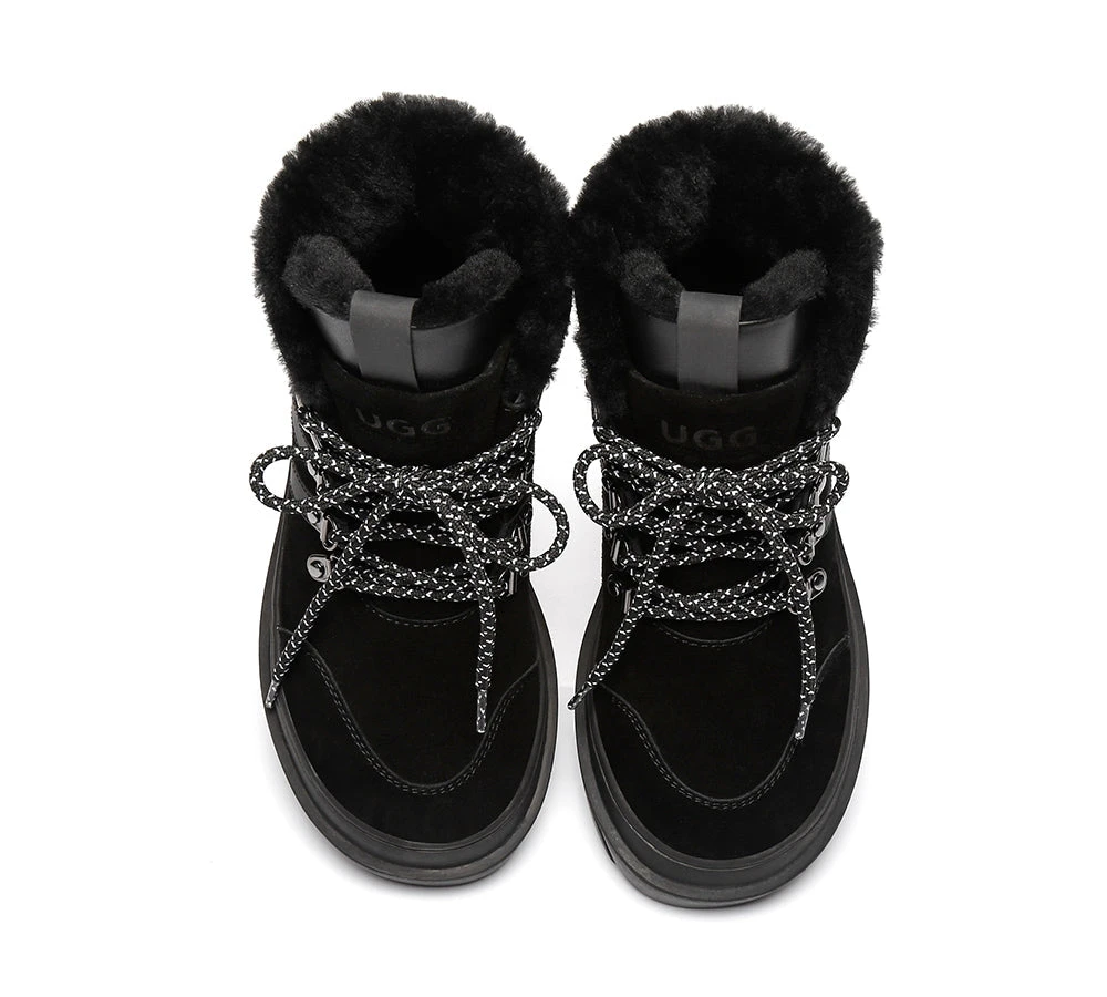 Women Boots Lace Up Fashion Sneakers Vicki 16 Women Boots Lace Up Fashion Sneakers Vicki - Image 16