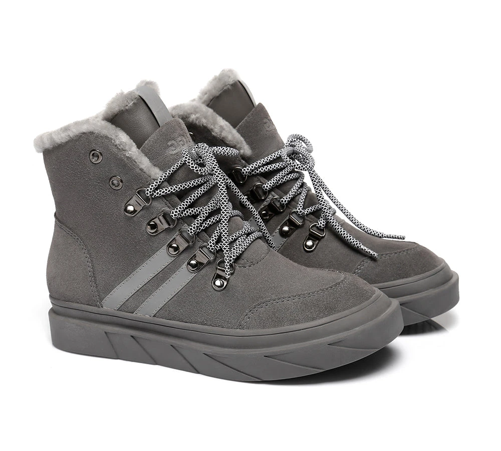 Women Boots Lace Up Fashion Sneakers Vicki 18 Women Boots Lace Up Fashion Sneakers Vicki - Image 18