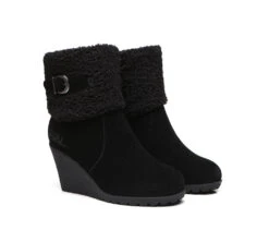 UGG Boots Women Sheepskin Shearling Zipper Wedge Fashion Boots Joanna 22 UGG Boots Women Sheepskin Shearling Zipper Wedge Fashion Boots Joanna -Ugg fashion boots zipper sheepskin shearling wedge fashion boots women joanna 10