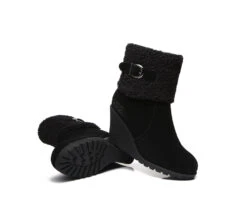 UGG Boots Women Sheepskin Shearling Zipper Wedge Fashion Boots Joanna 23 UGG Boots Women Sheepskin Shearling Zipper Wedge Fashion Boots Joanna -Ugg fashion boots zipper sheepskin shearling wedge fashion boots women joanna 12