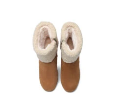UGG Boots Women Sheepskin Shearling Zipper Wedge Fashion Boots Joanna 20 UGG Boots Women Sheepskin Shearling Zipper Wedge Fashion Boots Joanna -Ugg fashion boots zipper sheepskin shearling wedge fashion boots women joanna 5