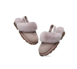 UGG Kids Slippers Sheepskin Wool Slingback Slippers Waffle Plus -Ugg kids shoes as kids slingback ugg slipper kids waffle plus 9