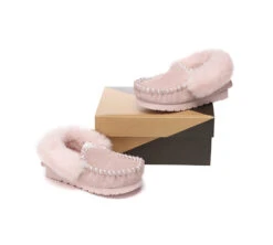 UGG Kids Loafers Sheepskin Wool Ankle Slippers Popo Moccasin 30 UGG Kids Loafers Sheepskin Wool Ankle Slippers Popo Moccasin -Ugg kids shoes kids ankle sheepskin slipper popo moccasin 11