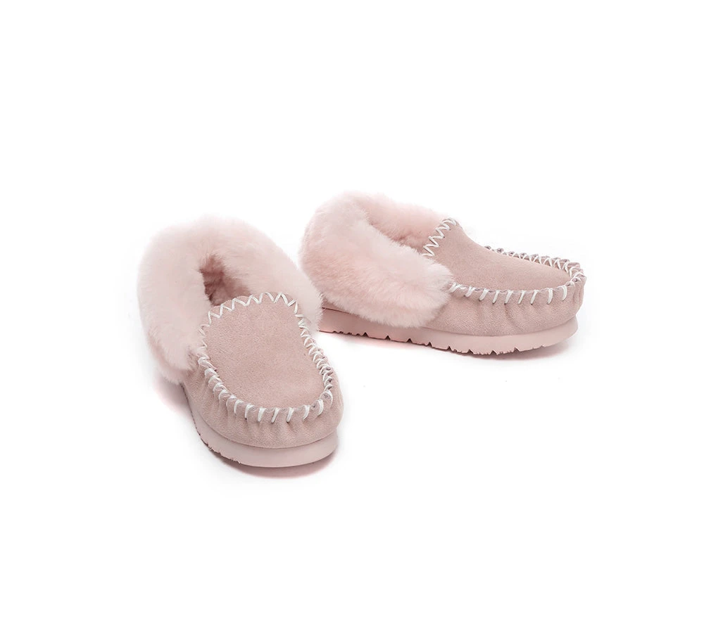 UGG Kids Loafers Sheepskin Wool Ankle Slippers Popo Moccasin 13 UGG Kids Loafers Sheepskin Wool Ankle Slippers Popo Moccasin - Image 13