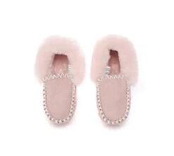 UGG Kids Loafers Sheepskin Wool Ankle Slippers Popo Moccasin 33 UGG Kids Loafers Sheepskin Wool Ankle Slippers Popo Moccasin -Ugg kids shoes kids ankle sheepskin slipper popo moccasin 14
