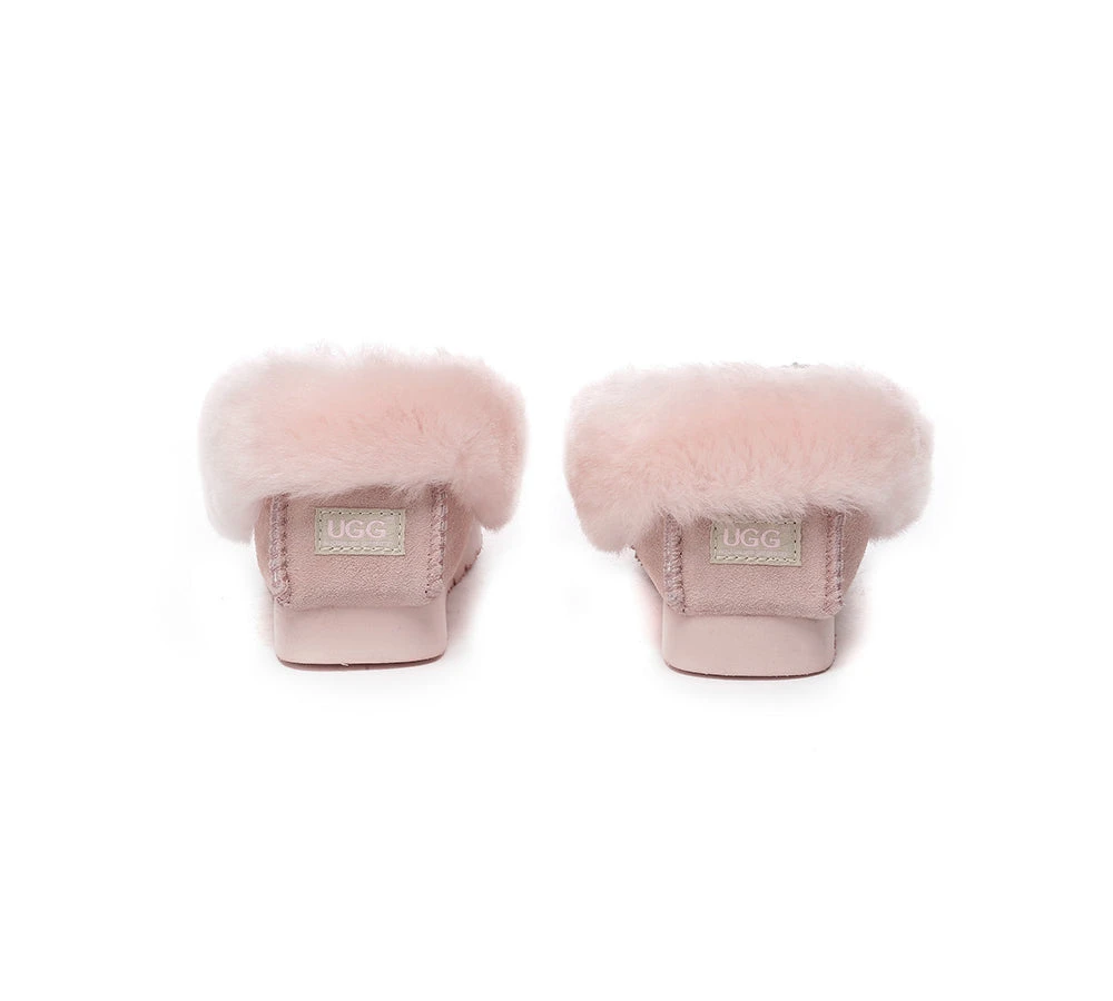 UGG Kids Loafers Sheepskin Wool Ankle Slippers Popo Moccasin 15 UGG Kids Loafers Sheepskin Wool Ankle Slippers Popo Moccasin - Image 15