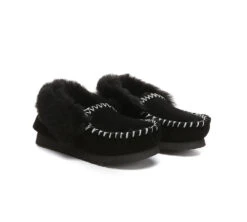 UGG Kids Loafers Sheepskin Wool Ankle Slippers Popo Moccasin 35 UGG Kids Loafers Sheepskin Wool Ankle Slippers Popo Moccasin -Ugg kids shoes kids ankle sheepskin slipper popo moccasin 16