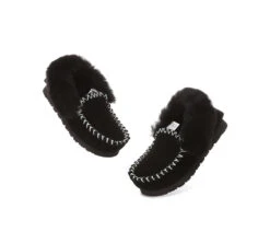 UGG Kids Loafers Sheepskin Wool Ankle Slippers Popo Moccasin 38 UGG Kids Loafers Sheepskin Wool Ankle Slippers Popo Moccasin -Ugg kids shoes kids ankle sheepskin slipper popo moccasin 19